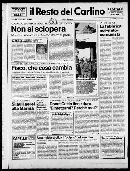 Il Resto del Carlino : giornale dell'Emilia